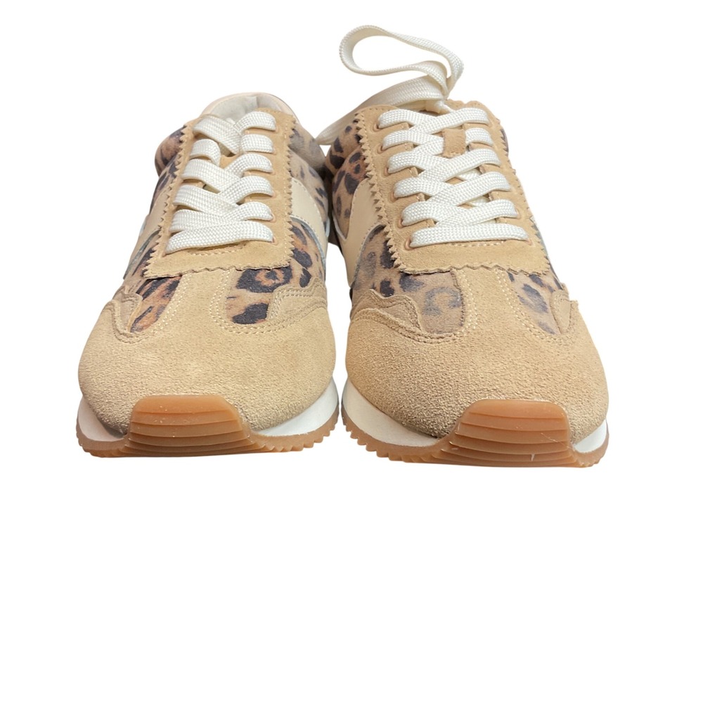 Dolce Vita Classic B.ntcd Lt Leopard Printed Suede Sneakers Shoes Size 9.5 NWB - Picture 8 of 15